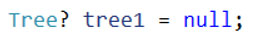 enabling the nullable annotation context without the warnings shows nullable.