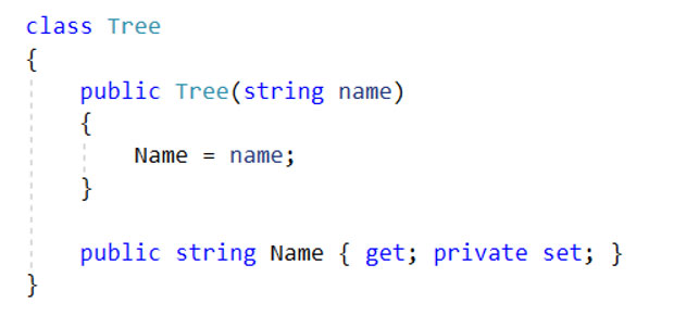 a tree class using nullable reference types.